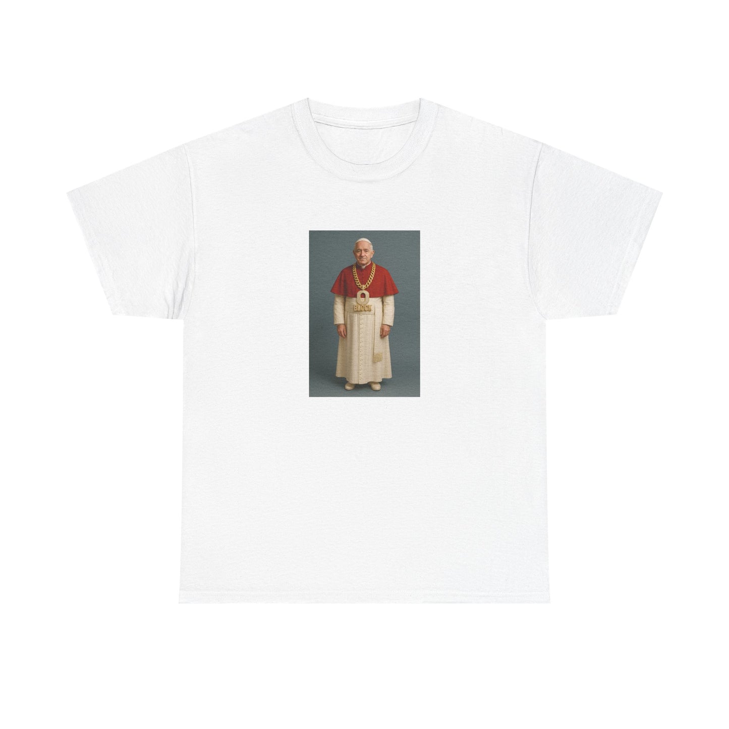Pope Leo O Block Portrait Tee