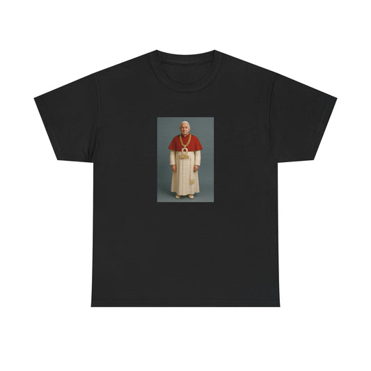 Pope Leo O Block Portrait Tee