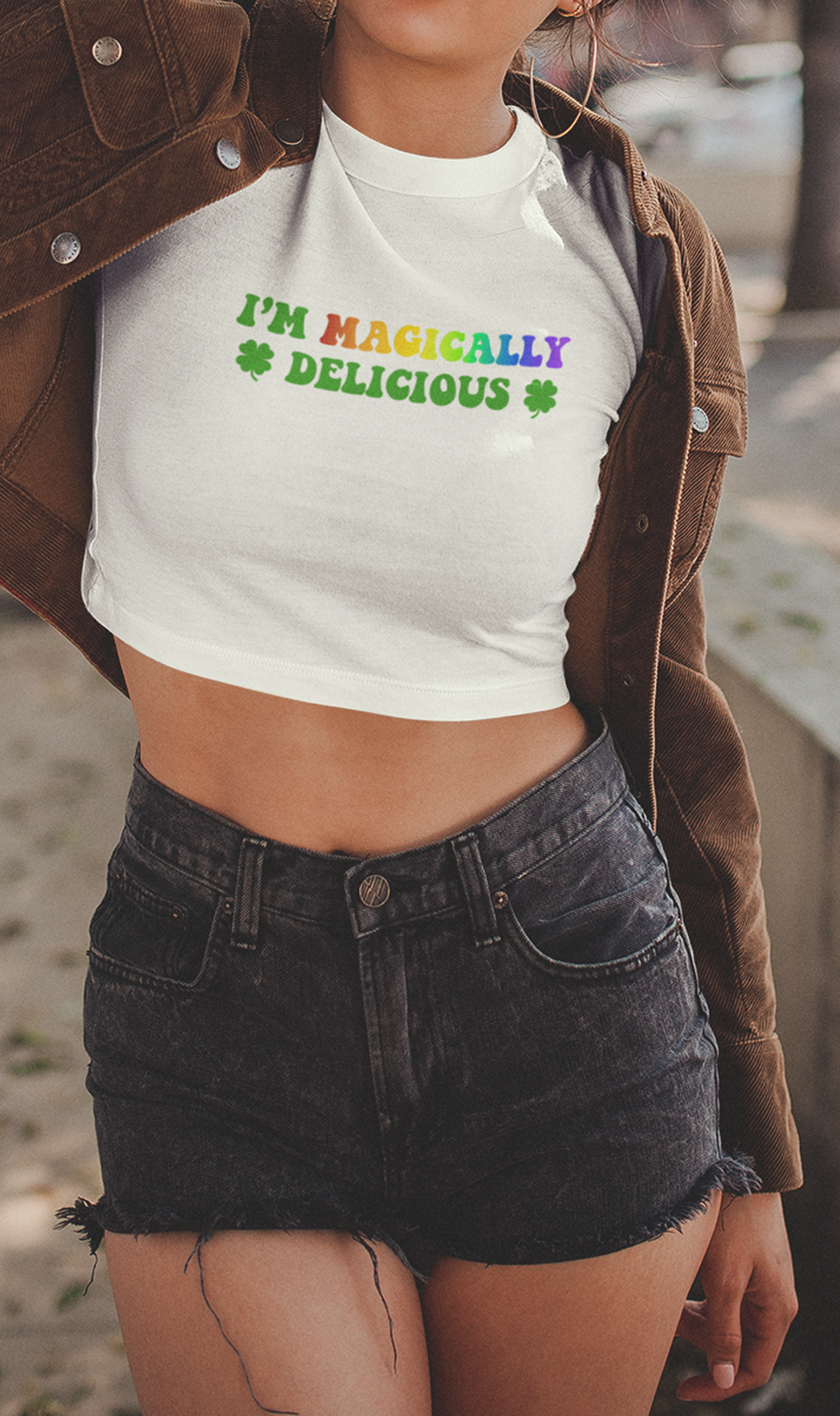 Champion I'm Magically Delicious Cropped Tee