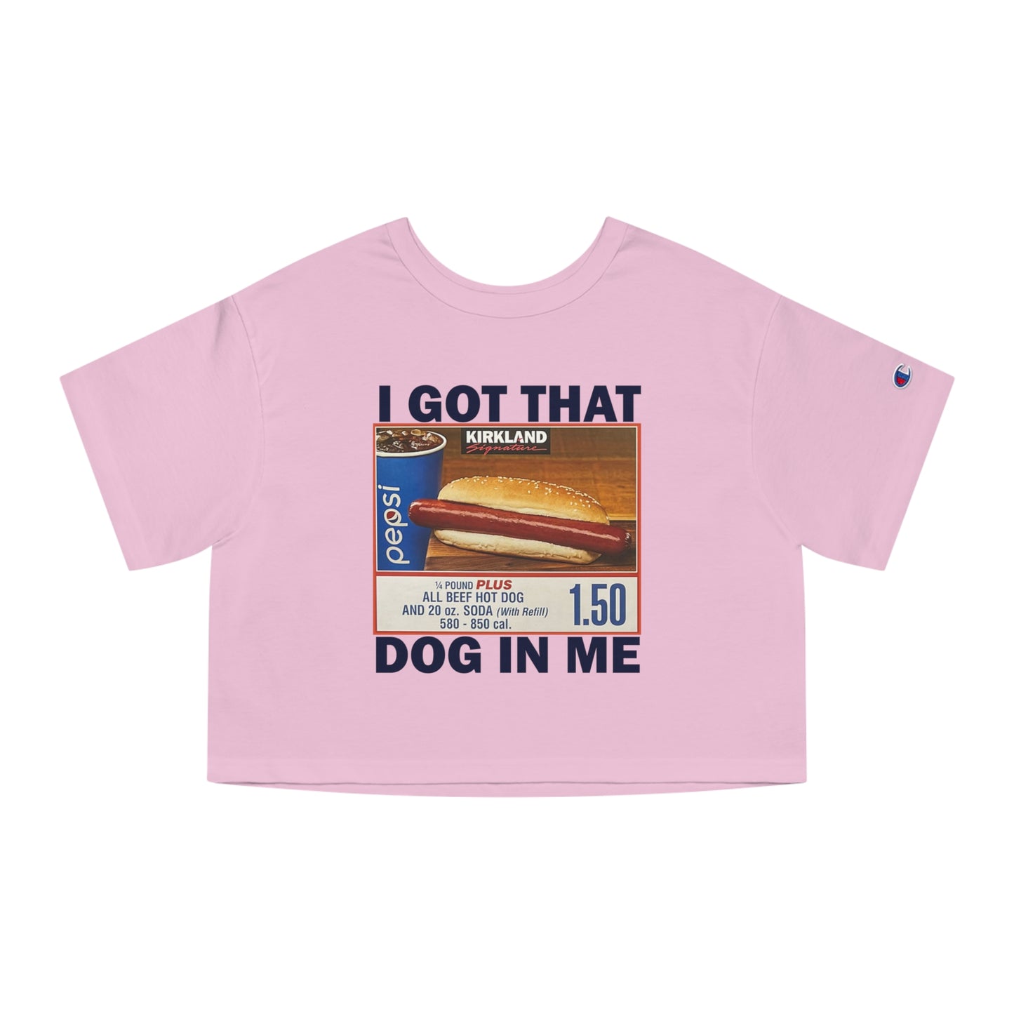 Champion I Got That Dog In Me Cropped Tee