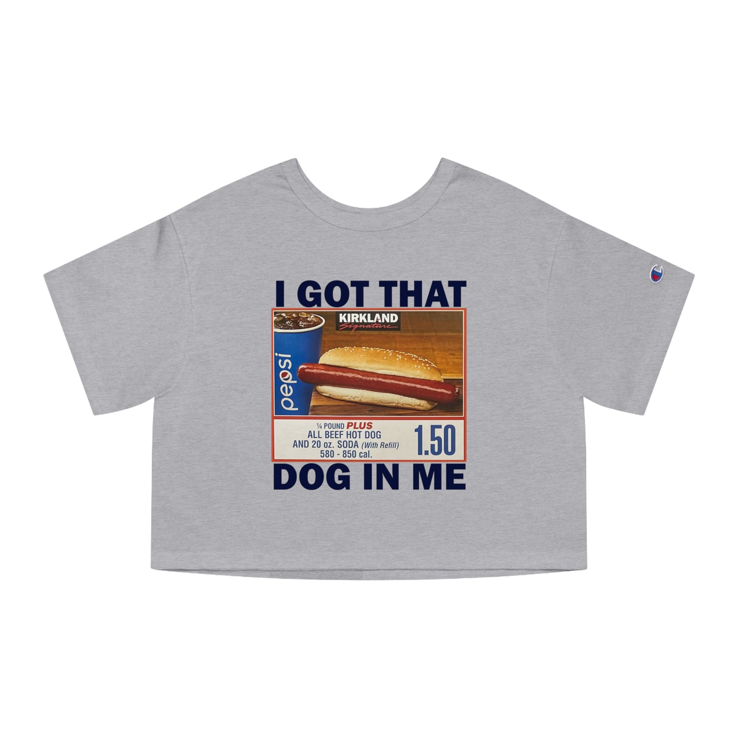 Champion I Got That Dog In Me Cropped Tee