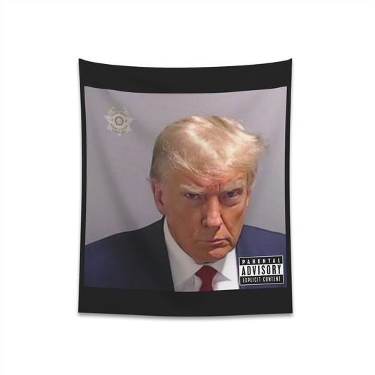 Trump Mugshot Album Tapestry