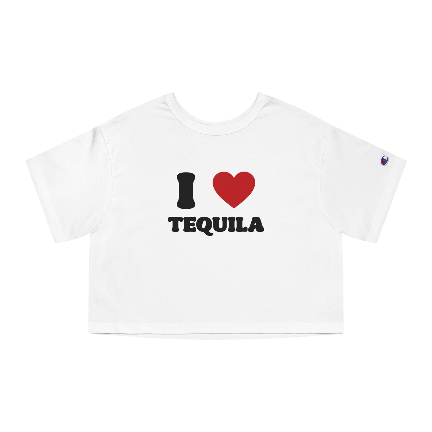 Champion I Heart Tequila Cropped Tee