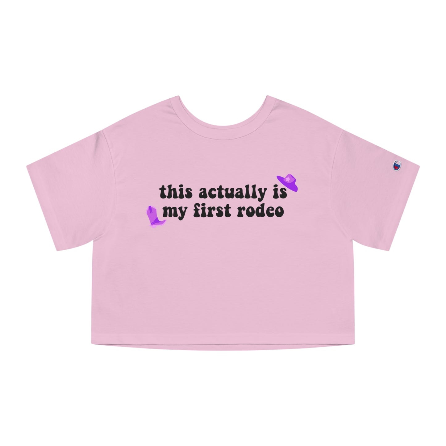 Champion My First Rodeo Cropped Tee