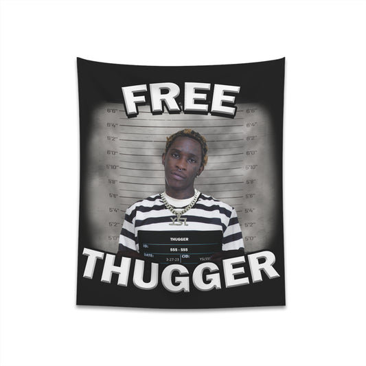 Free Young Thug Tapestry