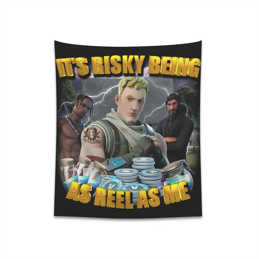 Risky Reels Tapestry