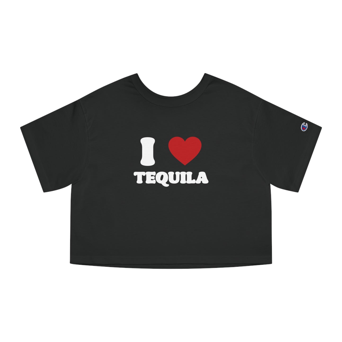 Champion I Heart Tequila Cropped Tee