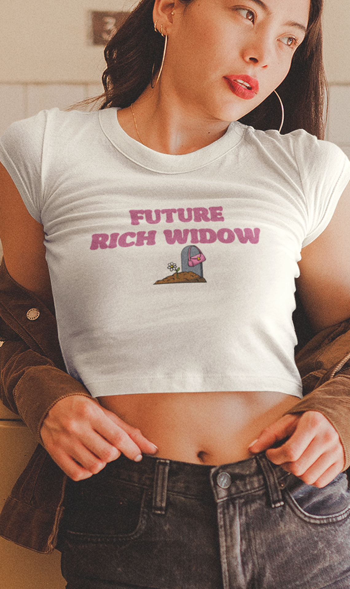 Champion Future Rich Widow Cropped Tee