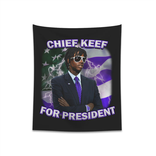 Chief Keef For President Tapestry