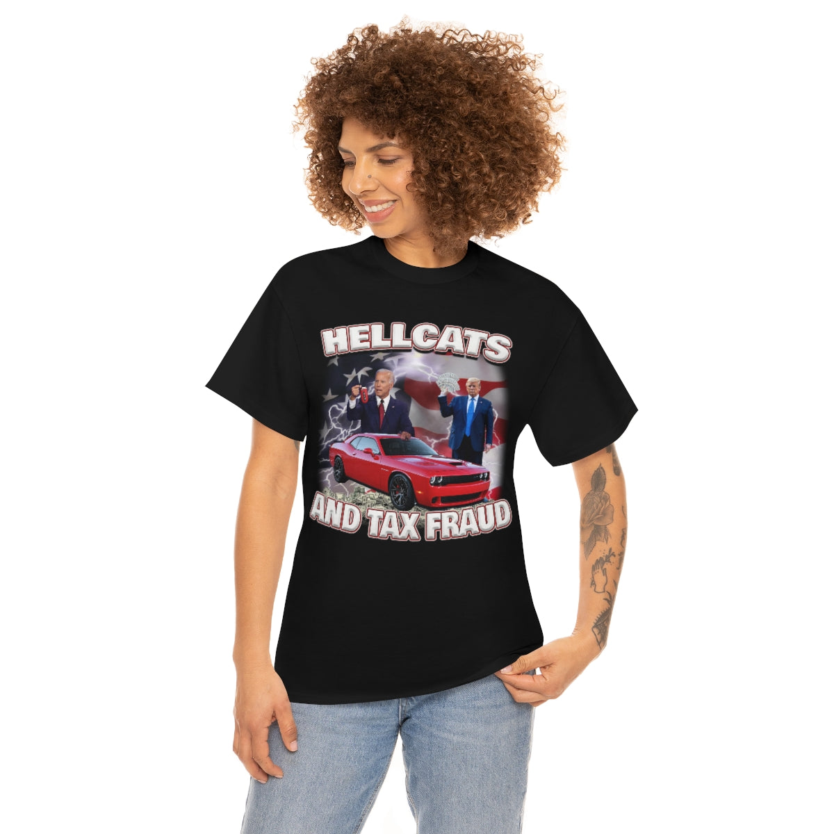 Hellcats and Tax Fraud Tee