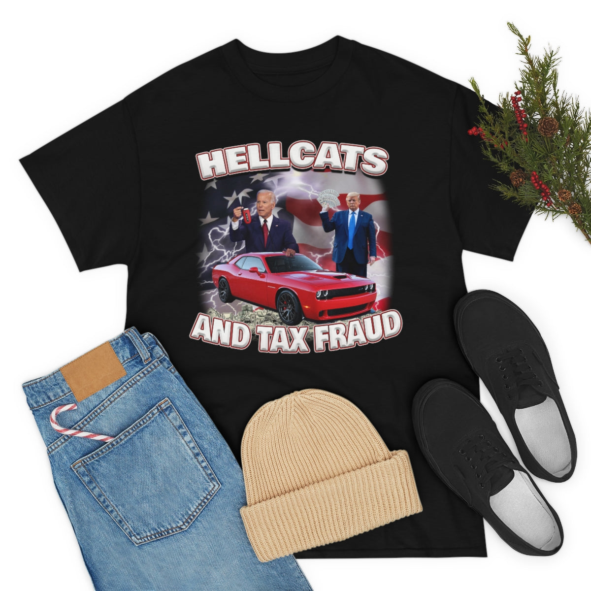 Hellcats and Tax Fraud Tee