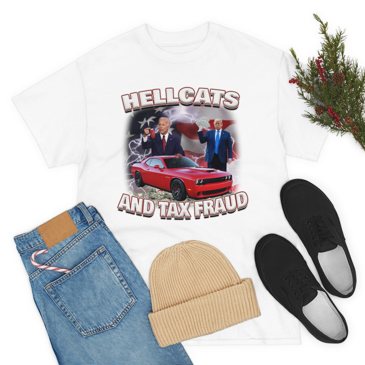 Hellcats and Tax Fraud Tee